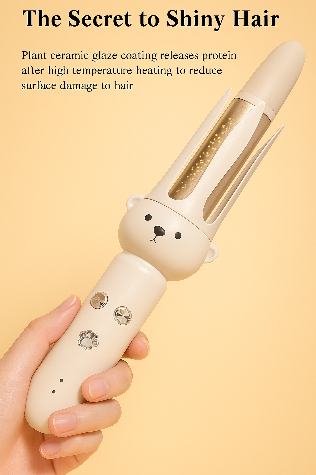 SaltCove™ AutoCurl Wand – Effortless, Damage-Free Curls